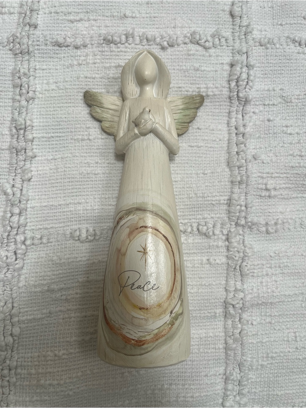 NWT Ganz 9.5 Inch Watercolor Peace Angel Everyday Lori Siebert Wings